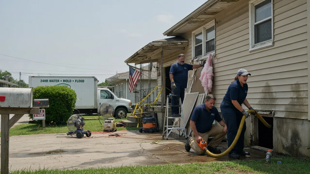 Water Damage Repair in Waltonville, IL near me